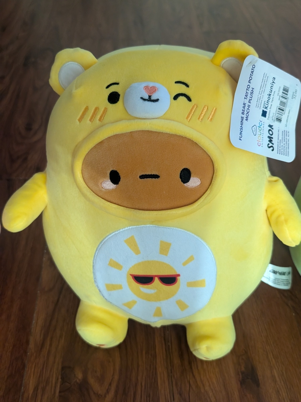 Smoko Care Bears Funshine Bear Tayto Mochi Plush